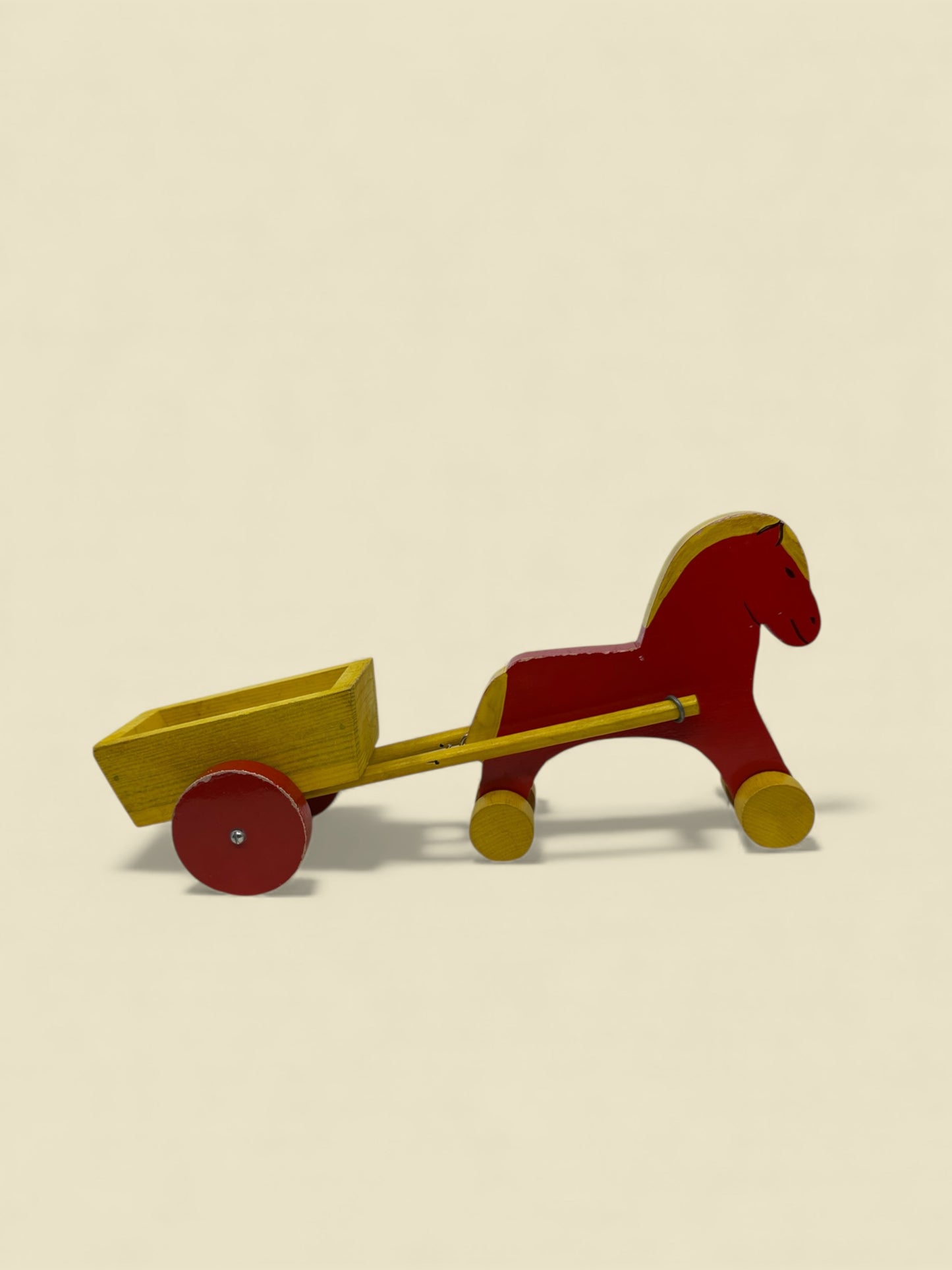 Vintage hest og kjerre