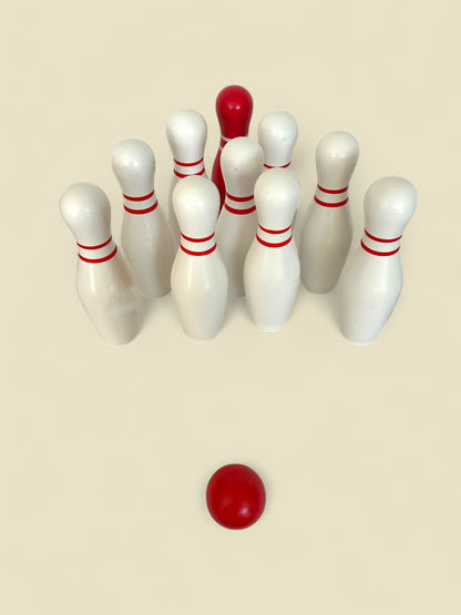 Bowlingspill i bjørketre