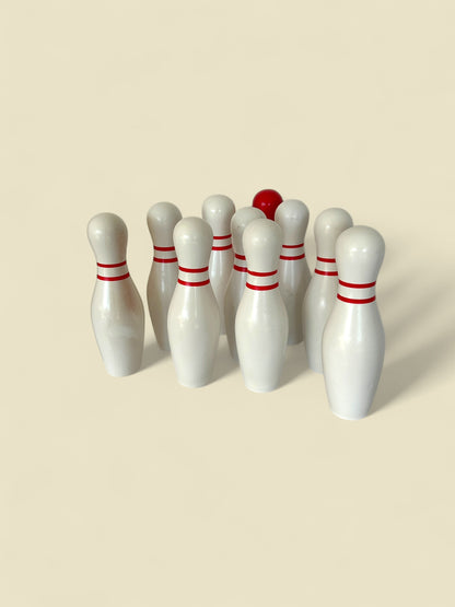 Bowlingspill i bjørketre