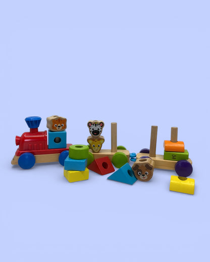 Klossetog med safaridyr