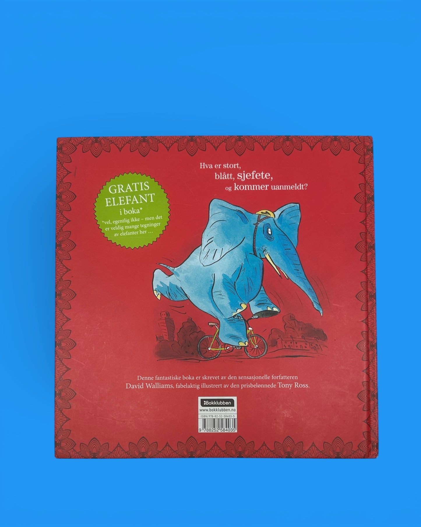 En ganske irriterende elefant