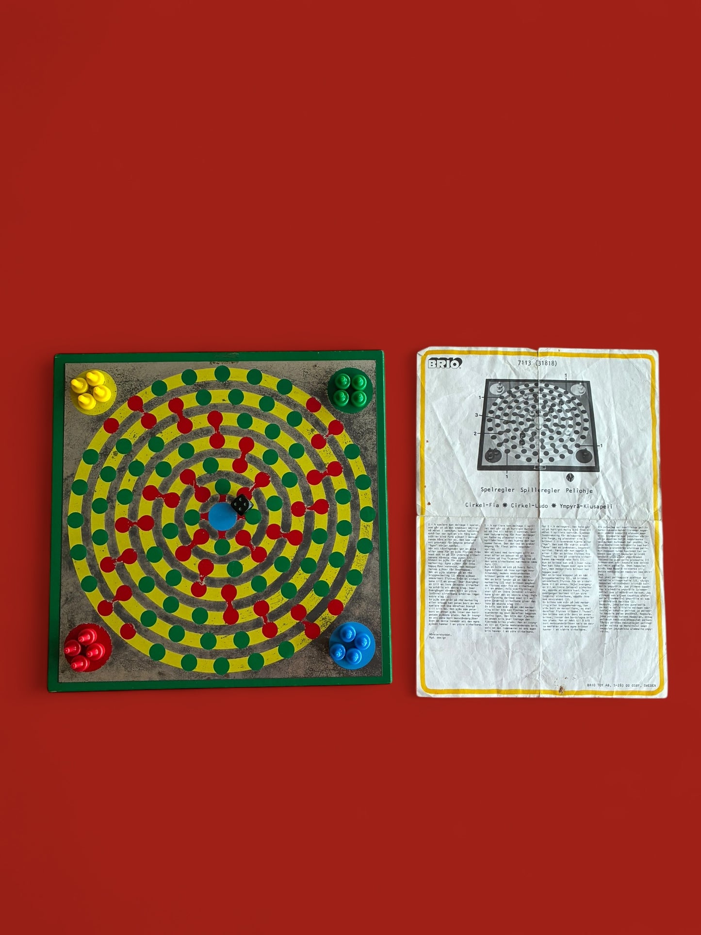 Vintage Brio rund-ludo
