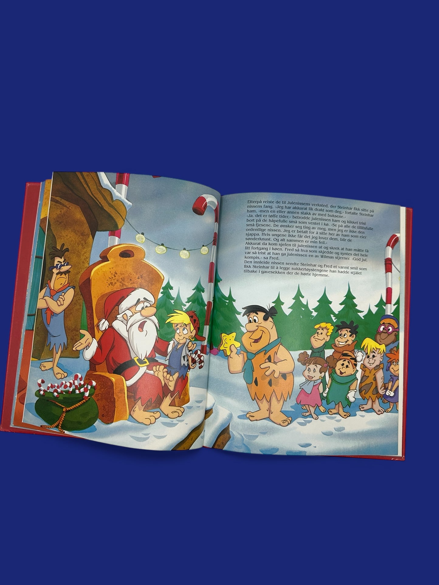 Familien Flint feirer jul