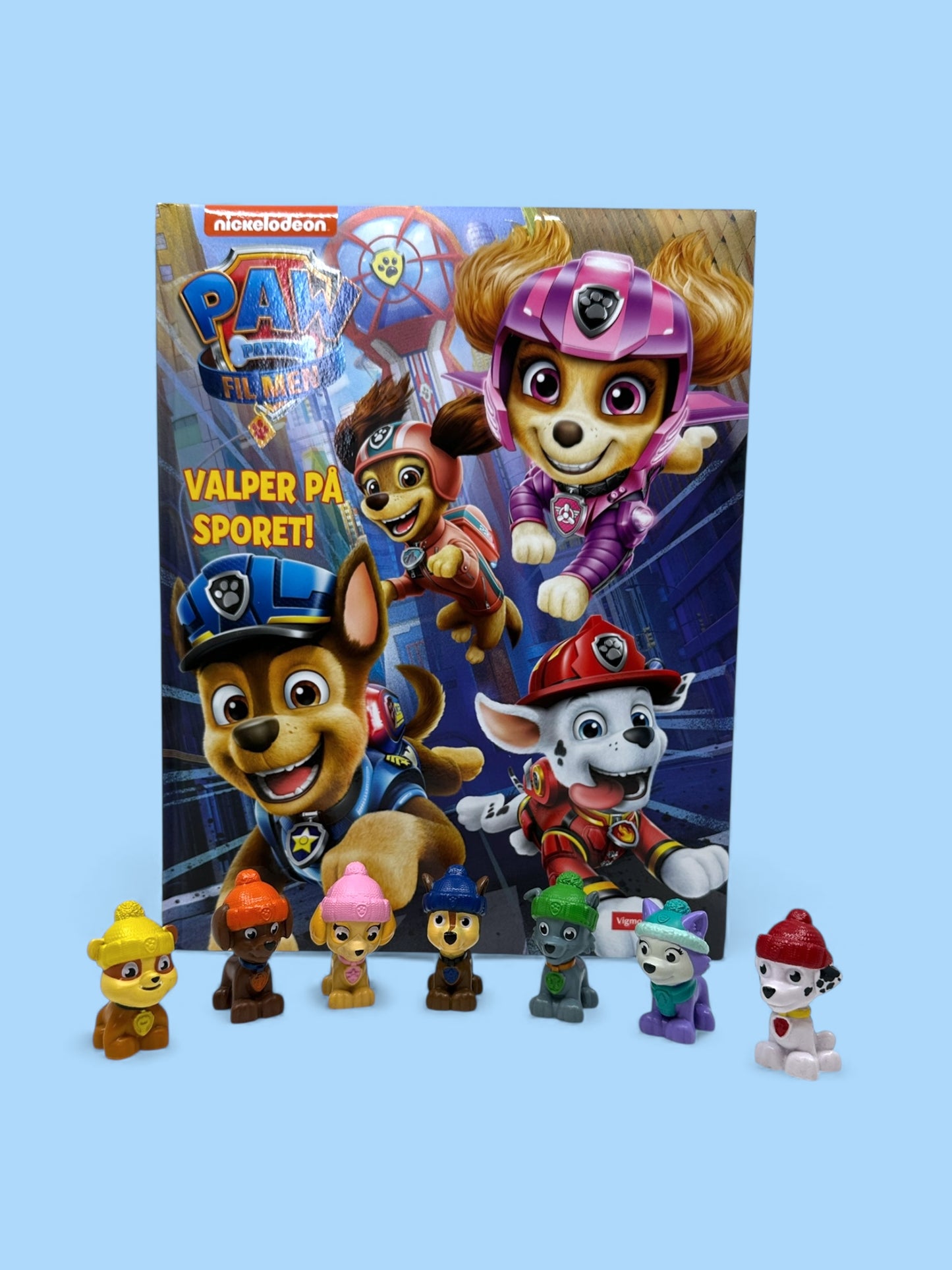 Paw patrol figurer og bok