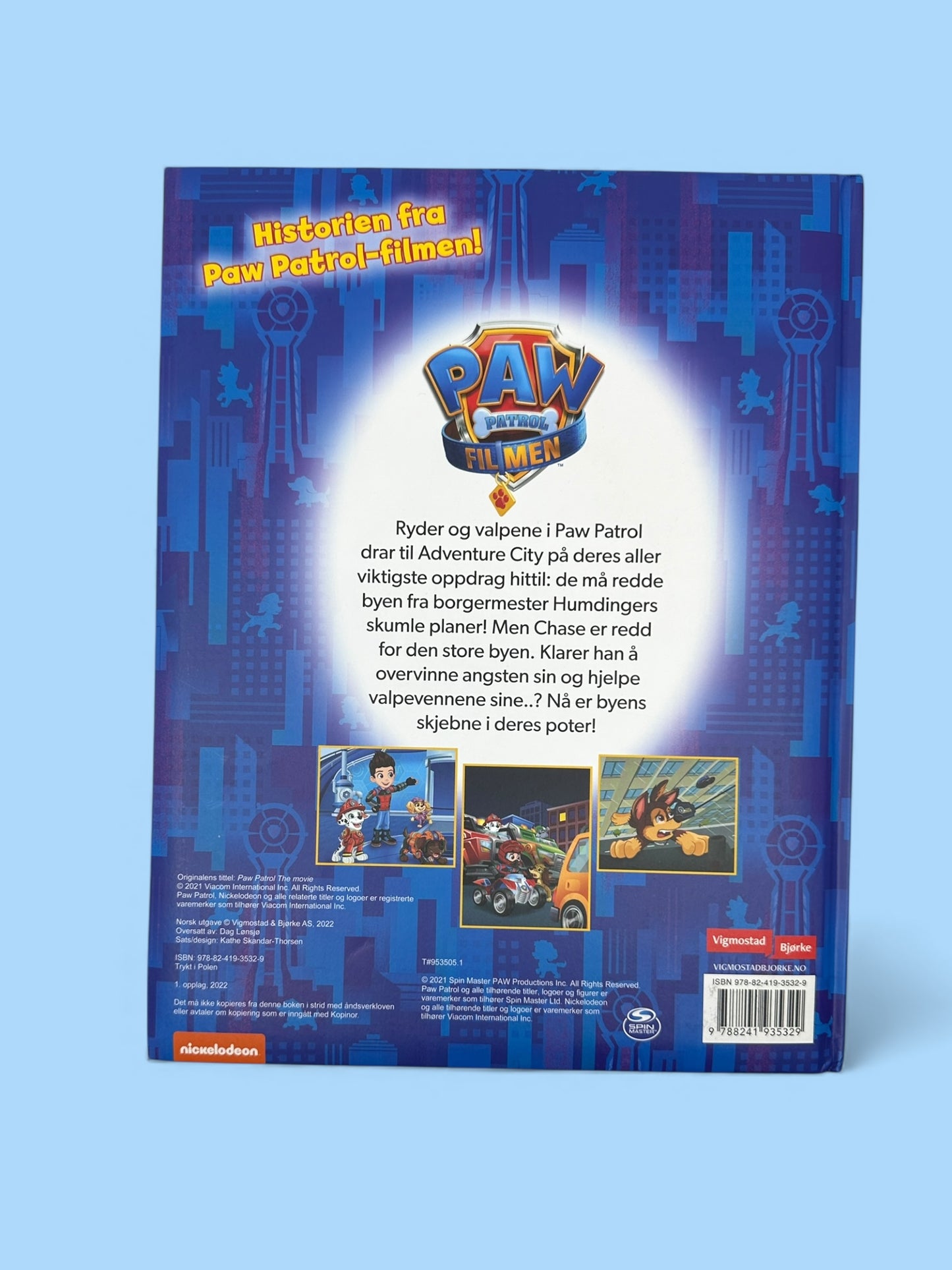 Paw patrol figurer og bok